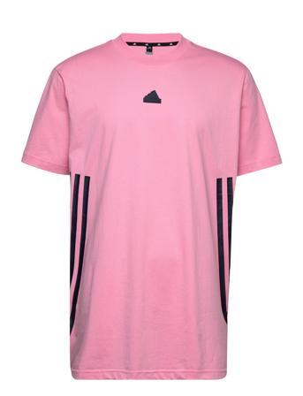 M Fi 3S T T-shirts Short-sleeved Rosa Adidas Performance