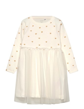 name it Nmfnadja Ls Dress Noos - Cream - 116