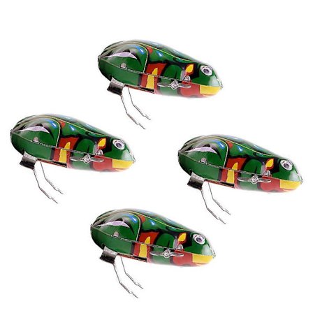 Hyppylelu Rauta Tinarosvo Lelu Lapsille Leikkimiseen 4kpl Koulutuslahja[D]