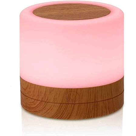 Dimbar LED-sengelampe - Bordlampe med levende farger - 3 L