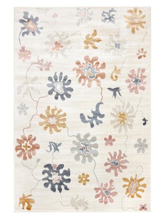Blush Flower Indoor/Outdoor Rug Washable 200X300 Multicolor (Pastel)