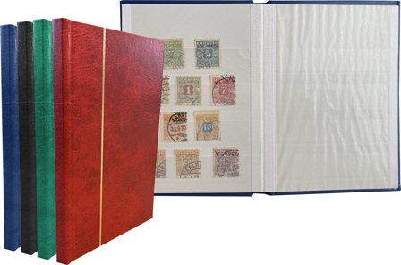 Mini-insticksbok - assorterede farver - str. A6 - 8 hvide sider