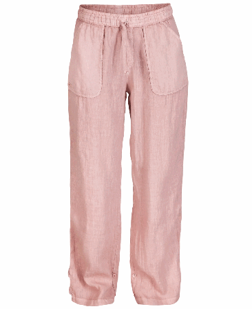 Amundsen Safari Linen Pants Womens Faded Peony Pink