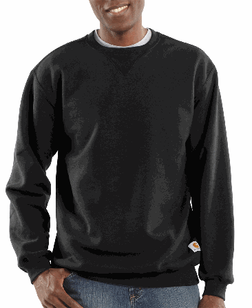 Carhartt Workwear Carhartt M's Midweight Crewneck Sweatshirt Black