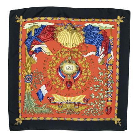 Hermès Vintage, Pre-owned Scarf Zwart, Dames, Maat:ONE Size