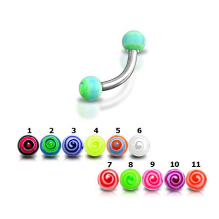 SS Ögonbryn Banana med UV Balls