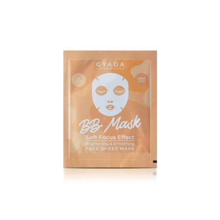 Gyada Cosmetics Maschere Viso in Tessuto Bb Mask - Light 15ml - Maschera Illuminante viso