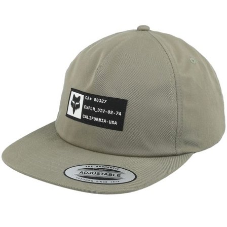 Fox - Beige snapback Keps - Vision Hat Khaki Strapback @ Hatstore