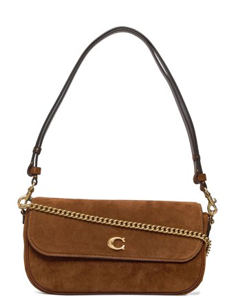Coach Brook Flap Chain Bag - Brown - ONE SIZE