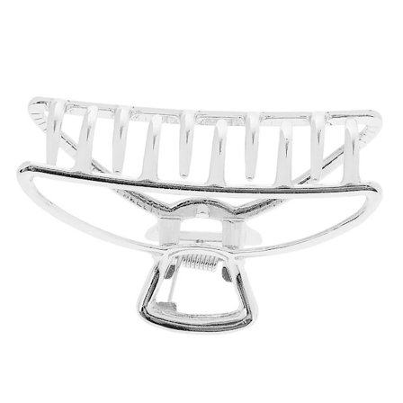 1 stk Stor Hårklemme Tykt Hår Opsætning Værktøj Metal Anti-slip Hårklemme, Metal Hårspænde, Størrelse Hårspænde til Voksne