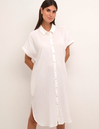 Culture Cuelina Kaftan Dress - White - M