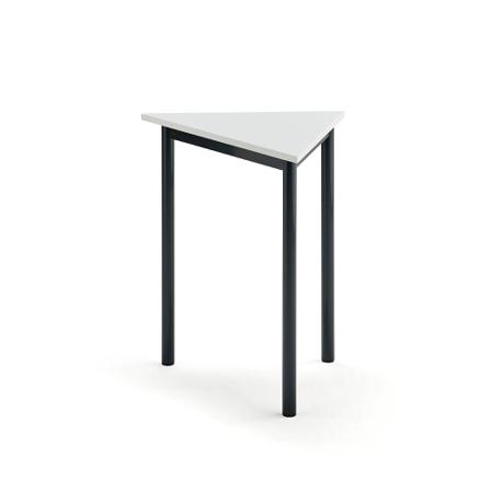 Tisch BORÅS TRIANGEL, 700x600x720 mm, Laminat weiß, anthrazit