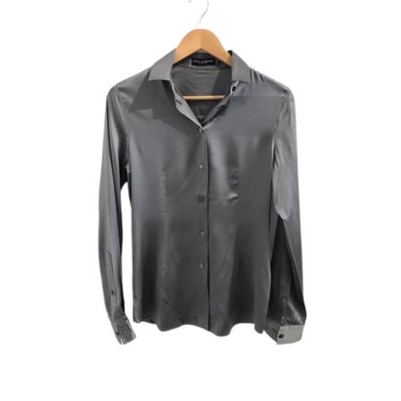 Dolce & Gabbana Pre-owned, Chemise Grijs, Dames, Maat:S