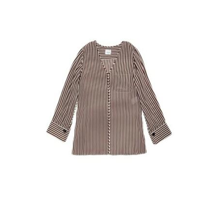 Alysi Riga blouse , Bruin , Dames , Maat: S