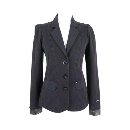 Zip73 Jeans Blazer , Blauw , Dames , Maat: M