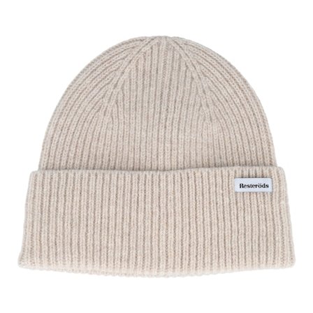 Resteröds - Beige cuff Beanie - Wool Beanie Beige Cuff @ Hatstore