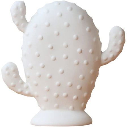 Minimalistisk Keramisk Kaktus Figur Hvid Kaktus Statue Porcelæn