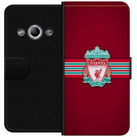Kompatibel Tegnebogsetui til Samsung Galaxy Xcover 3 Liverpool FC fodboldtrøje rød supporter merchandise