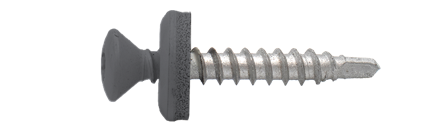 Ejot 860591 Fasadskrue TX20, lav profil, 4,8x35 mm, 250-pakning Mørk grå, Innfesting