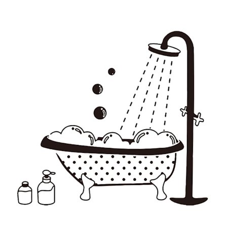 Väggdekal Väggdekaler för Toalett/Badrum/Badkar Dörr Dusch