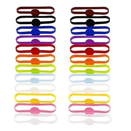 24 stk silikagel vinglassmarkører