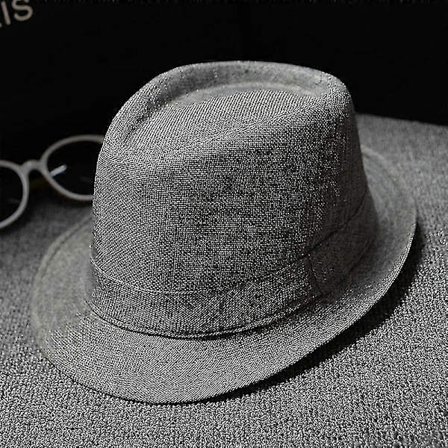Herreternet Jazz Fedora Hat, Bowlerhat til sommer og efterår
