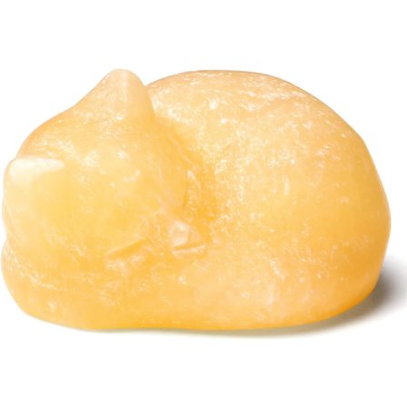 Fantasifull Kalsitt Katt Krystaller Dekor Sovende Katt Statue Helbredende Stein Figur Dekor Gave Håndskåret Edelstener Kontor Rom Hjemmeskrivebord 