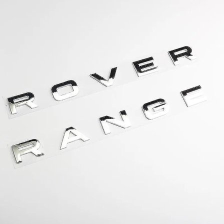 3D-logotyp Range Rover-bokstäver Emblem-klistermärke för Range Rover Sport Evoque L322 L320 L406 P38 Tillbehör