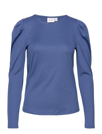 Vififo O-Neck L/S Top Bf Blue Vila