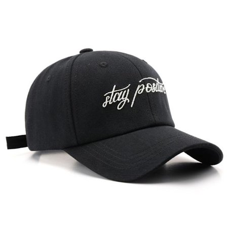 1 stk. Personlig broderet bogstavs kasket til kvinder til forår og efterår