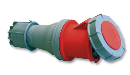 Garo SV 263-9 S Skarvuttag IP67, 3-polig, 63 A Röd, 9 h, Anslutningsdon & kablar