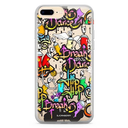 Bjornberry Skal Hybrid iPhone 7 Plus - Graffiti