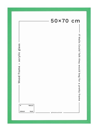 If Walls Could Talk | Iwct Frame Acrylic Glass | 50X70CM