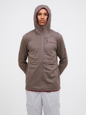 Trail Polartec Power Grid Zip Hood Men