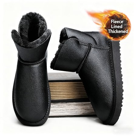 Sne støvler, fortykkede og fleeceforede for varme, skridsikre og vandtætte.{REN}