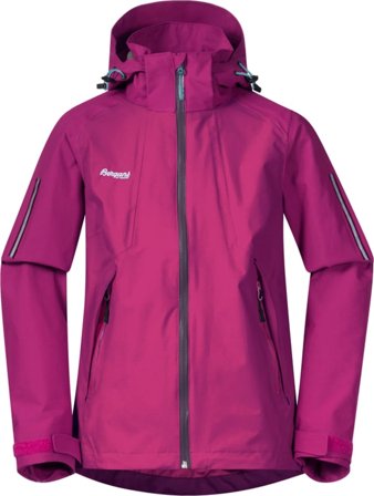 Bergans Girl's Sjoa 2L Jacket Children shell jackets Purple 140