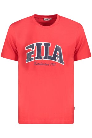 Fila T-shirt Maniche Corte Uomo Rosso