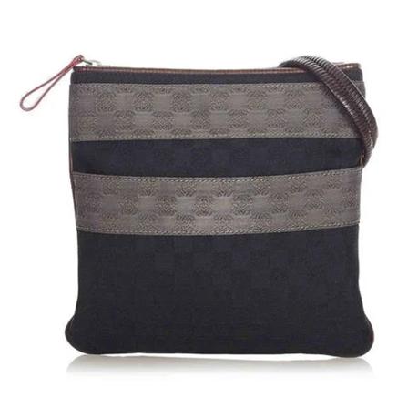 Loewe Pre-owned, Pre-owned Canvasshoulder-bags Zwart, Dames, Maat:ONE Size