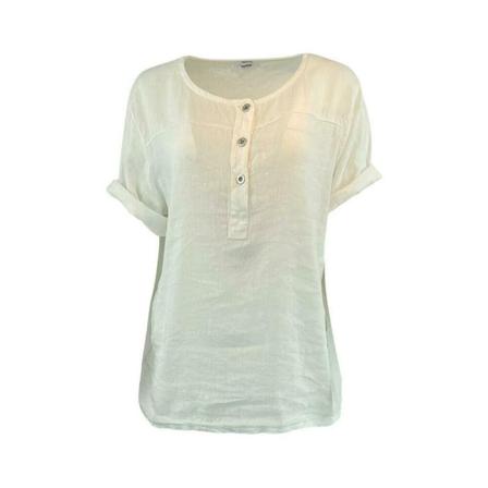 Skovbjerg Collection Hørbluse Hvid, Dame Bluser, Størrelse: ONE Size