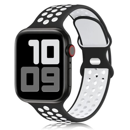 Apple Watch-armband 49mm 44mm 45mm 42mm 41mm 38mm 40mm armband iwatch 8 SE 7 6 5 Ultra 49mm Svart Vit 38 40 41mm