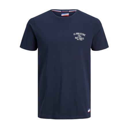 Jack & Jones T-shirt Jorhenri Lbss22 , Blauw , Heren , Maat: S