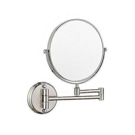 Vægmonteret Forstørringsmakeup Spejl 8 Tommer Børstet Nikkel