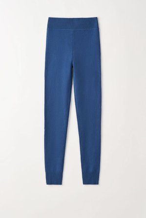 Soft Goat - Ski Leggings - Kashmirbyxor dam - M - Mountain Blue