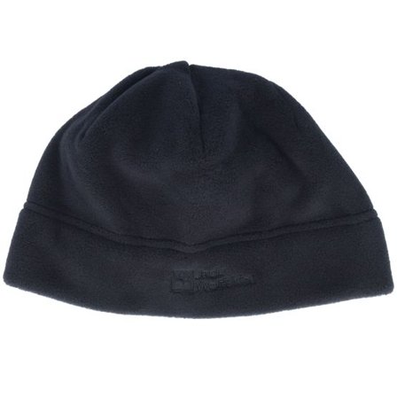 Jack Wolfskin - Svart traditionalbeanie Beanie - Vertigo Black Beanie @ Hatstore