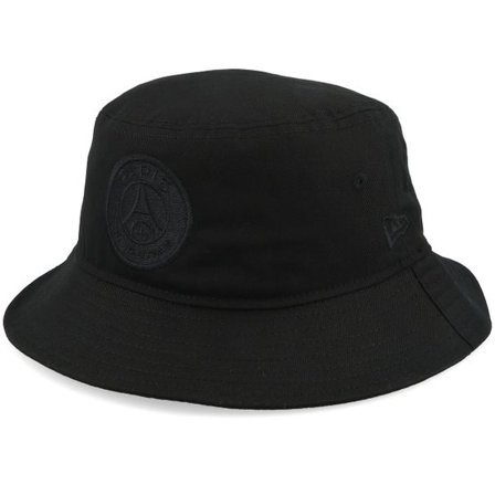 New Era - Football Svart bucket Hatt - PSG Tonal Black Bucket @ Hatstore