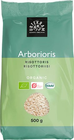 Urtekram Risotto ris Arborio Ø 500 g, Helse & Madvarer, Pasta, Ris & Bælgfrugter, Ris