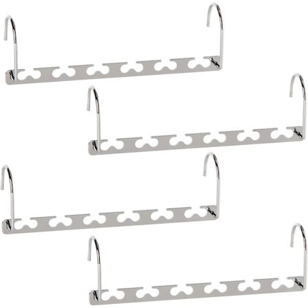 4-pack platssparande galgar i metall, magiska kaskadhängare H