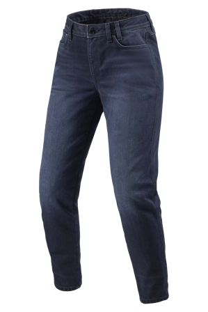 Motorradjeans REV'IT! Harper TF Gebrauchtes Dunkelblau W28 x L32
