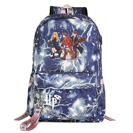 Harry Potter Ryggsekk For Tenåringer Gutter Og Jenter Moderne Skolesekk Tegneseriedesign Med God Kapasitet For Reise Studenter' Casual