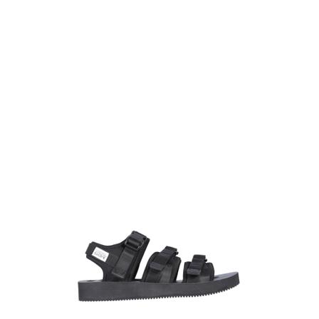 Suicoke, Flat Sandals Czarny, Mężczyzna, Rozmiar: 39 EU
